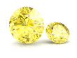 yellow sapphire (high resolution 3D image)
