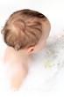 child enjoying bath