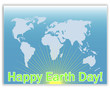 Earth Day greeting card.