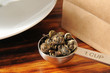 Foto: Green tea pearls Green tea pearls