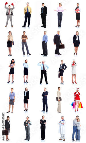 Photo: Group of business people. Group of business people.