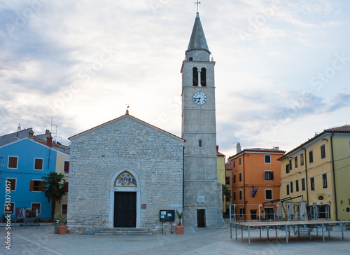 Photo: Cosmas and Damian Church. City Fazana. Croatia Cosmas and Damian Church. City Fazana. Croatia