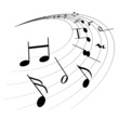 Musik Noten Notenschlüssel