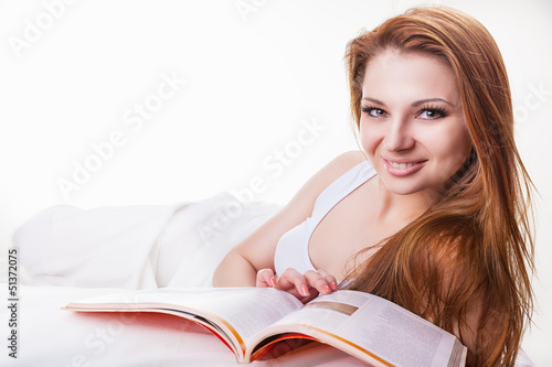 Photo: Reading a magazine Reading a magazine