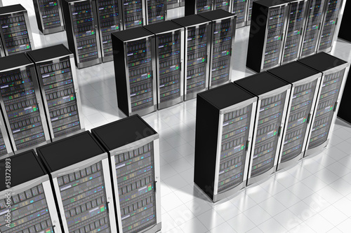Illustration: Network servers in datacenter Network servers in datacenter
