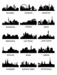 Сity ​​silhouette vector3(15)