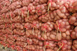 Stockpile of potatoes