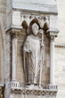 Sculptures of saints of Notre Dame de Paris