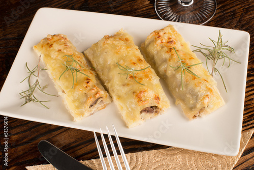 Photo: Portion of cannelloni Portion of cannelloni