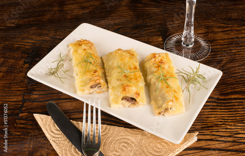 Photo: Portion of cannelloni Portion of cannelloni
