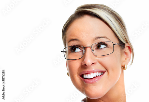 Photo: Business woman having idea. Business woman having idea.