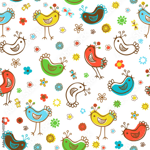 Vector: birds patterns birds patterns