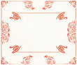 Illustration: old vintage decorative frame old vintage decorative frame