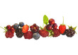delicious fresh raspberries, blueberries, strawberries, cranberr