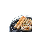Grill mit Würstchen
