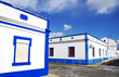 Blue street, alentejo region, Portugal