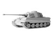 scale model of a german tank from WWII
