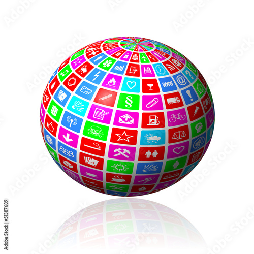 Illustration: internet background internet background