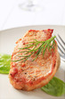 Marinated pork chop