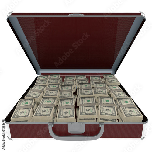 Illustration: Maletin con dinero Maletin con dinero