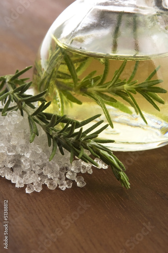 Photo: Essential Oil with rosemary and sea salt Essential Oil with rosemary and sea salt