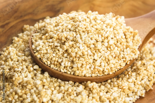 Photo: Amaranth popping, gluten-free, high protein grain cereal Amaranth popping, gluten-free, high protein grain cereal