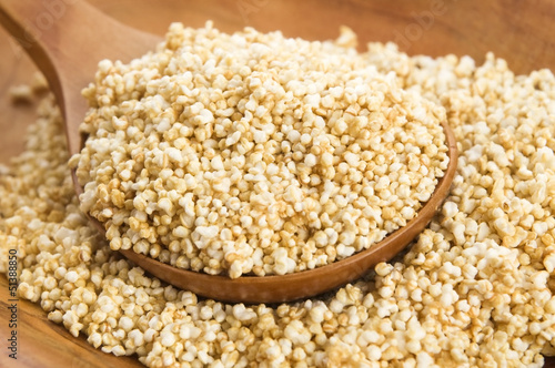 Photo: Amaranth popping, gluten-free, high protein grain cereal Amaranth popping, gluten-free, high protein grain cereal