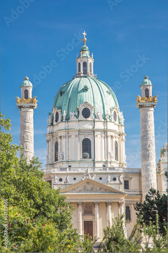 Photo: St Charles Churche in Vienna St Charles Churche in Vienna