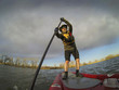 paddling stand up board