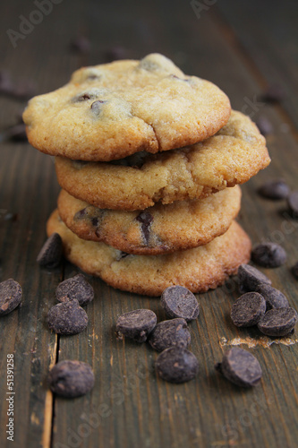 Photo: Cookies with chocolate chips Cookies with chocolate chips