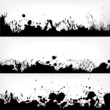 vector grunge web banners
