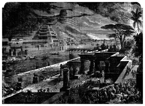 Illustration: Conquest of Babylon (Antiquity) - Persia Conquest of Babylon (Antiquity) - Persia