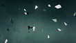 Pieces of metal flying though the air. Perfect loop.