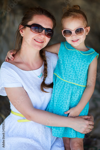 Photo: Mother and daughter portrait Mother and daughter portrait
