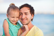 Foto: Father and daughter at sunset Father and daughter at sunset