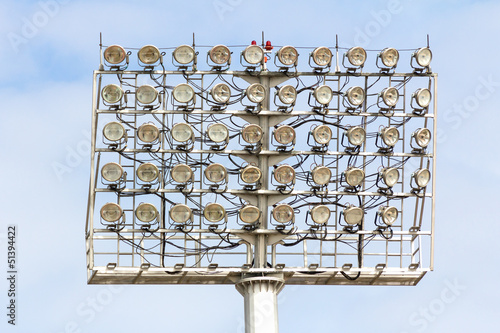 Photo: Stadium Spot-light tower Stadium Spot-light tower