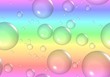 Regenbogen mit Seifenblasen