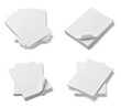 stack of papers with curldocuments office business