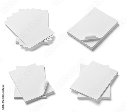 Illustration: stack of papers with curldocuments office business stack of papers with curldocuments office business