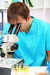 Assayer during research on room background