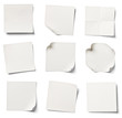 white note paper office business
