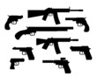 collection of guns