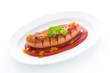 Foto: German sausage "Currywurst" German sausage "Currywurst"