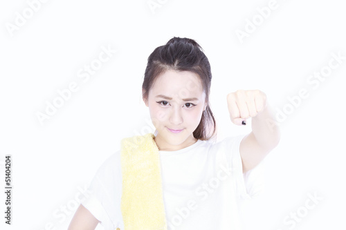 Photo: Beautiful young sporty woman Beautiful young sporty woman