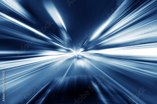 Photo: car on the road with motion blur background. car on the road with motion blur background.