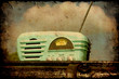 Retroplakat - Altes Radio