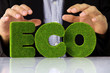 Foto: eco alphabet concept eco alphabet concept