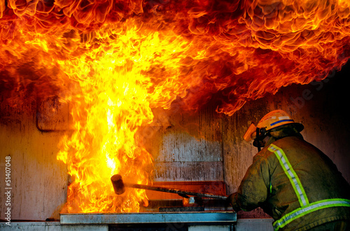 Photo: Firefighter Firefighter
