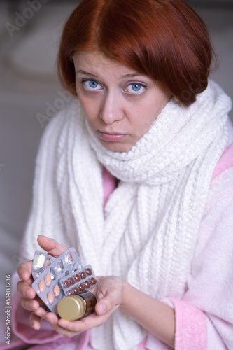 Photo: A woman with a tablets A woman with a tablets