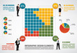 Dotted percentage presentation template